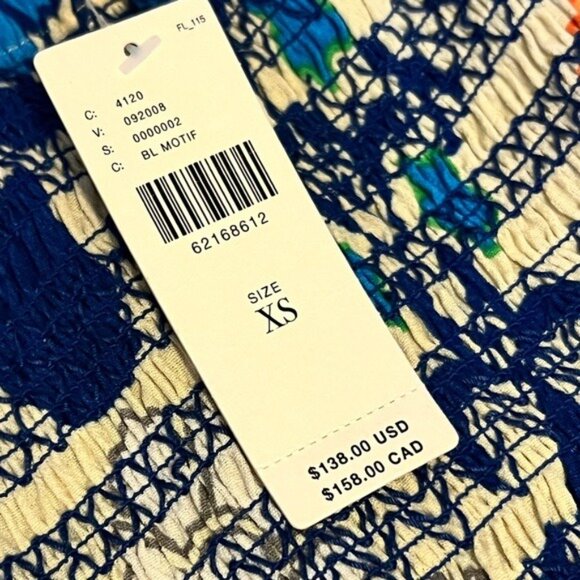 NEW 𝅺ANTHROPOLOGIE Plenty by Tracy Reese Flounced Smocked Floral Mini Skirt XS - Picture 6 of 7